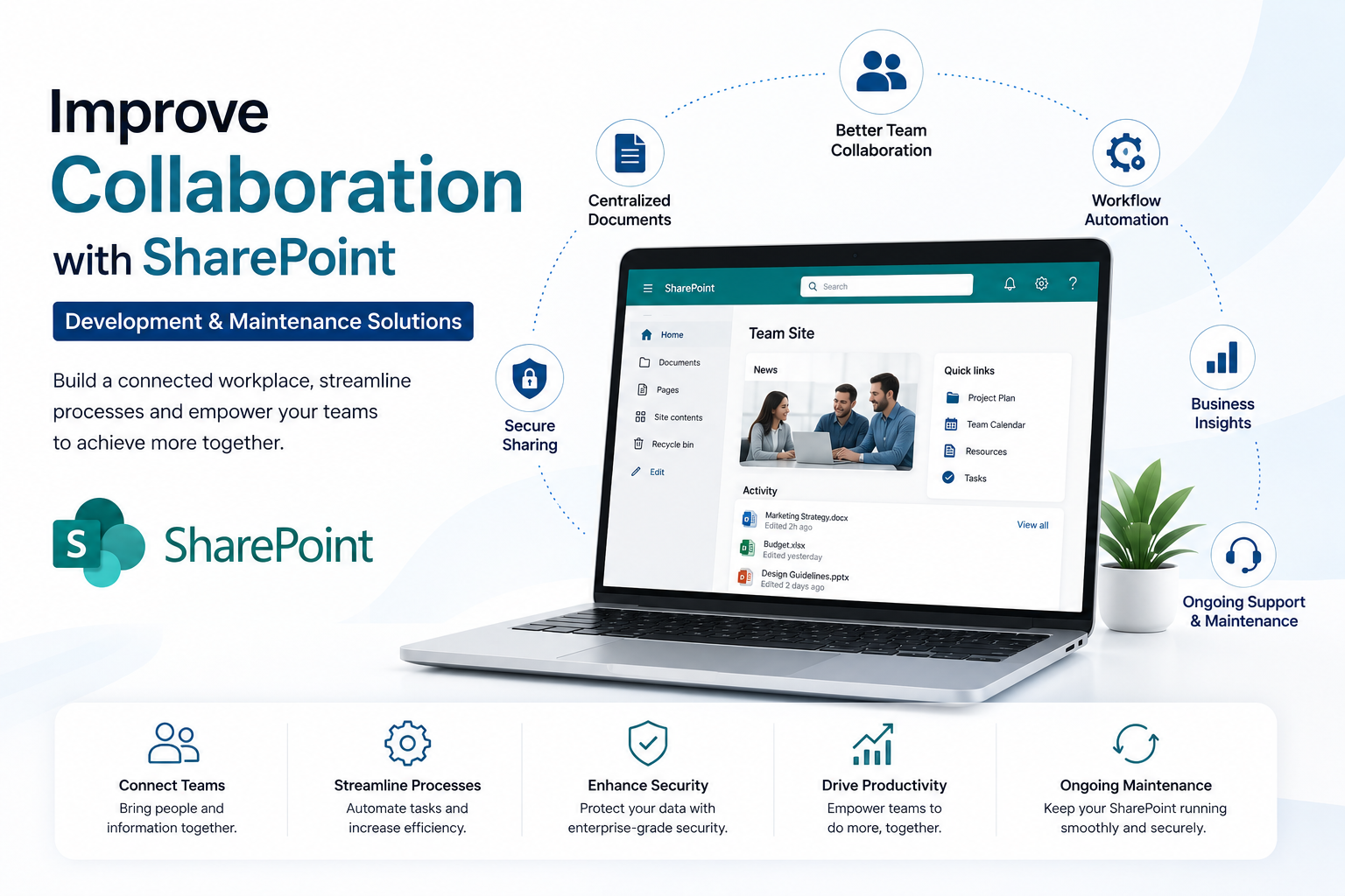 Improve Collaboration with SharePoint Development & Maintenance Solutions