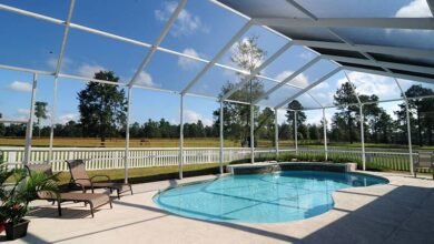 Pool Screen Cleaning