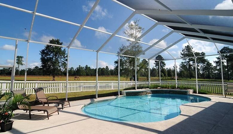 Pool Screen Cleaning