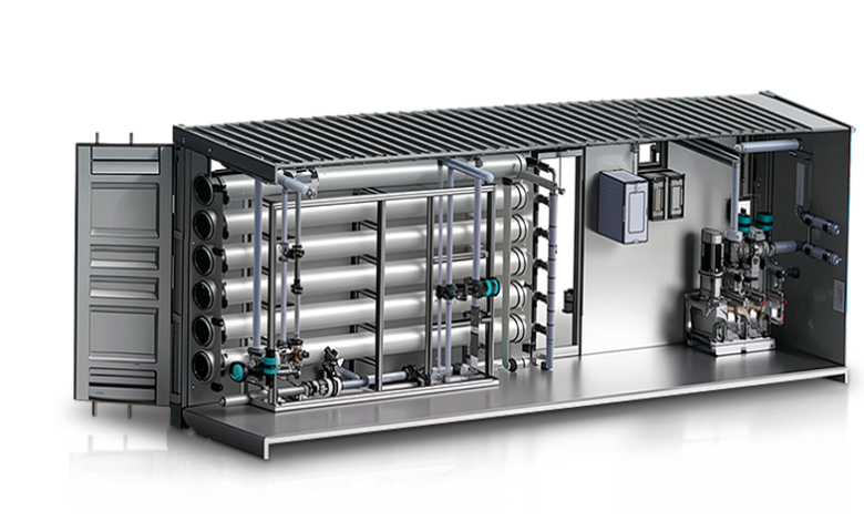 QILEE Containerized Water Treatment System with integrated treatment equipment